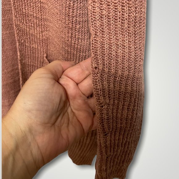 Madewell XXS Postscript Maeve Linen Blend Cardigan Sweater - Picture 6 of 6